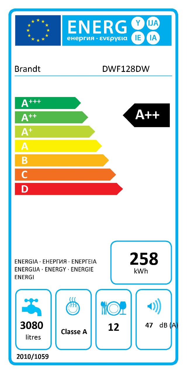 Brandt DWF128DW chez Connexion