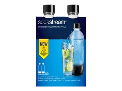SodaStream  Pack 2 Bouteilles 1 L<br>Lave-vaisselle