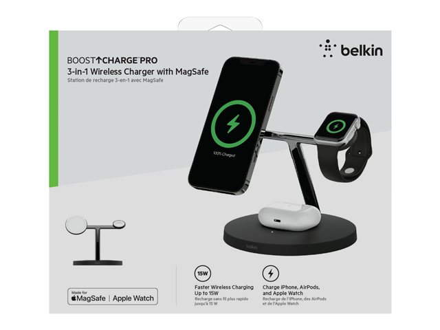 Belkin BOOST CHARGE PRO MagSafe 3-in-1 chez Connexion