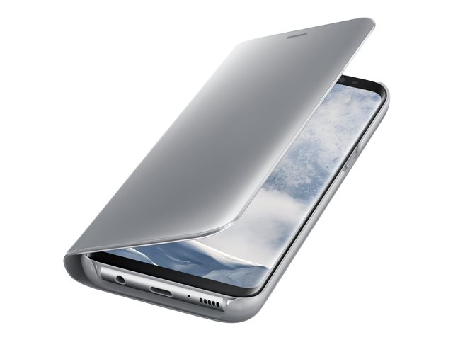 Samsung Clear View Standing Cover EF-ZG950<br>pour Galaxy S8  argenté