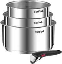TEFAL 3 casseroles avec 1 poignée