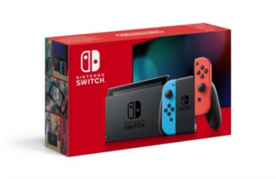 Nintendo Console Switch with Neon Blue and Neon Red Joy-Con