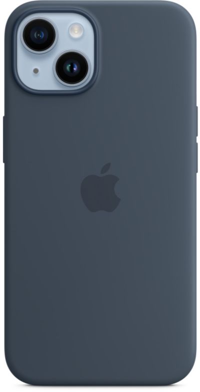 APPLE iPhone 14 Silicone Bleu Orage MagSa
