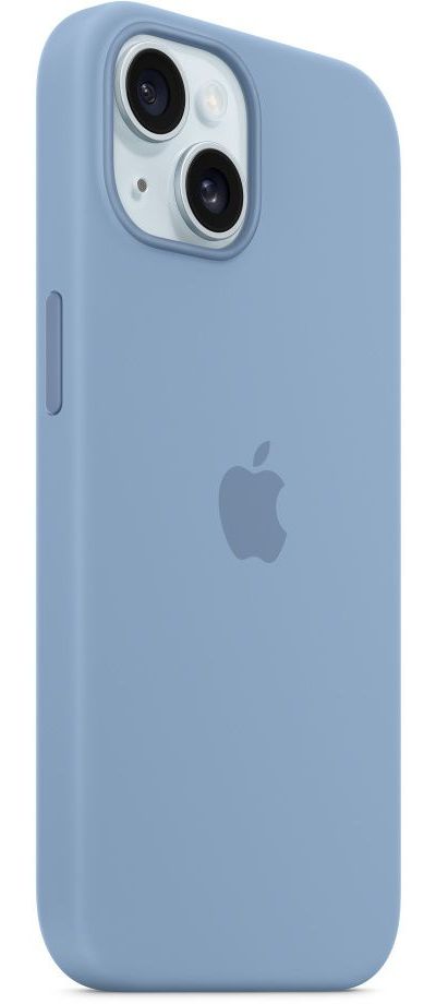 APPLE Iphone 15 MagSafe silicone Bleu d'hiver