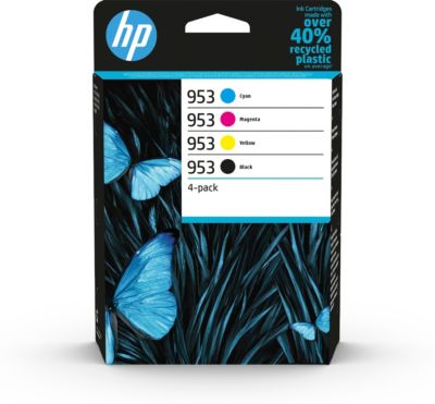 HP 953 Noire + 3couleurs