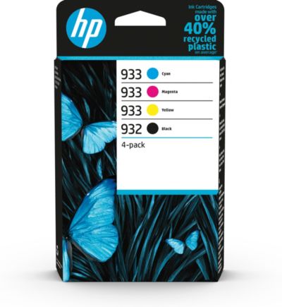 HP 4 cart N 932 Noir 933 C/Y/M