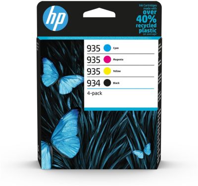 HP 934 noire + 3 couleurs