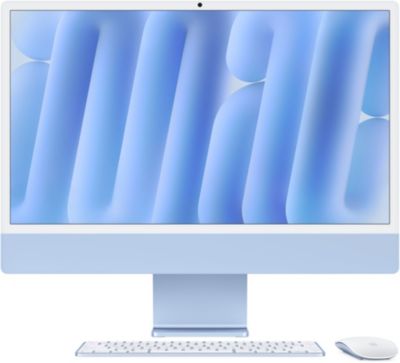 IMAC 24' M4 16Go 256Go CPU 8 GPU 8 Bleu