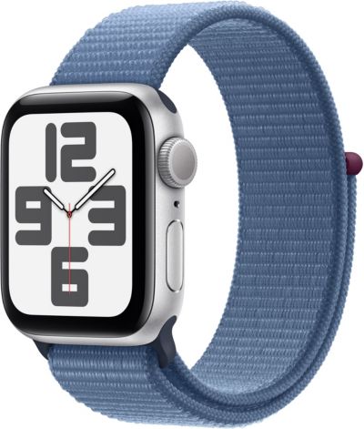 APPLE WATCH SE 40mm Argent/Denim S/M