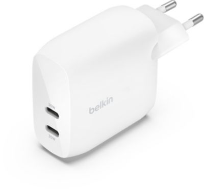 BELKIN USB-C 2 X 30W blanc