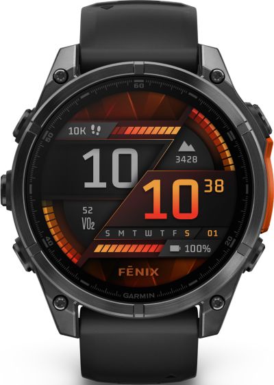 GARMIN Fenix 8 47mm silver avec bracelet gris