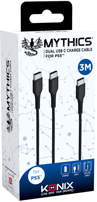 KONIX KX MY PS5 DUAL CHARGING CABLE Y