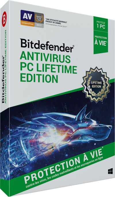 BITDEFENDER Antivirus 1 PC A vie (Lifetime Edition)