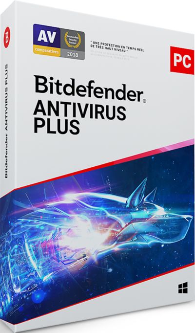 BITDEFENDER ANTIVIRUS PLUS 2020   1 AN   1 PC