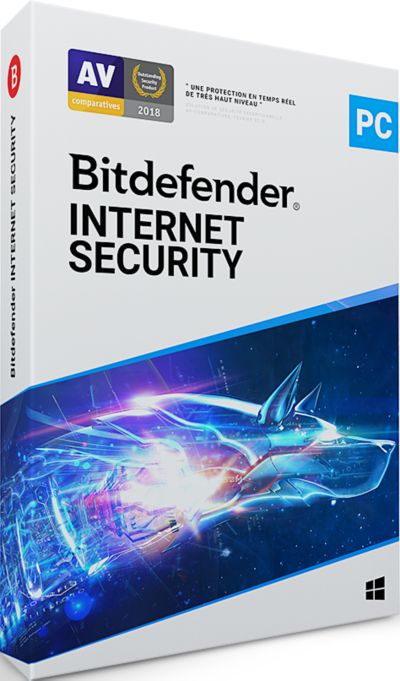 BITDEFENDER INTERNET SECURITY 2020   2 ANS   5 PCS