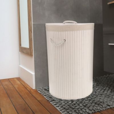 COMPACTOR Rond pliable Bambou blanc