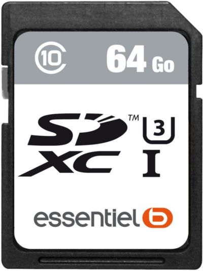 ESSENTIELB 64Go SDXC Performances
