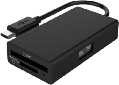 ESSENTIELB Lecteur de cartes Micro USB2.0
