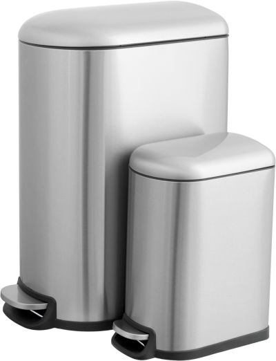 ESSENTIELB 40L et 10L à pédale inox