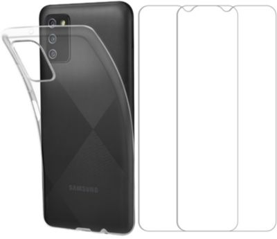 ESSENTIELB Samsung A03s Coque + Verre trempé x2