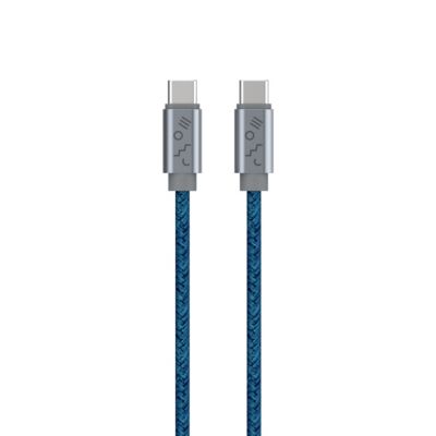 ADEQWAT vers USB C bleu 2m   Solidaire