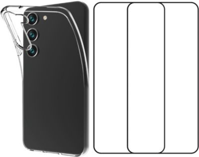 ESSENTIELB Samsung S23+ Coque rigide + verre trempe