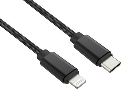 ADEQWAT vers USB C 2m noir certifié Apple