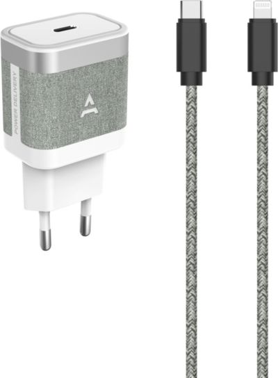 ADEQWAT 30W + cable USB C / Ligthning