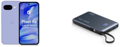 GOOGLE Pack Pixel 9a Iris + Powerbank