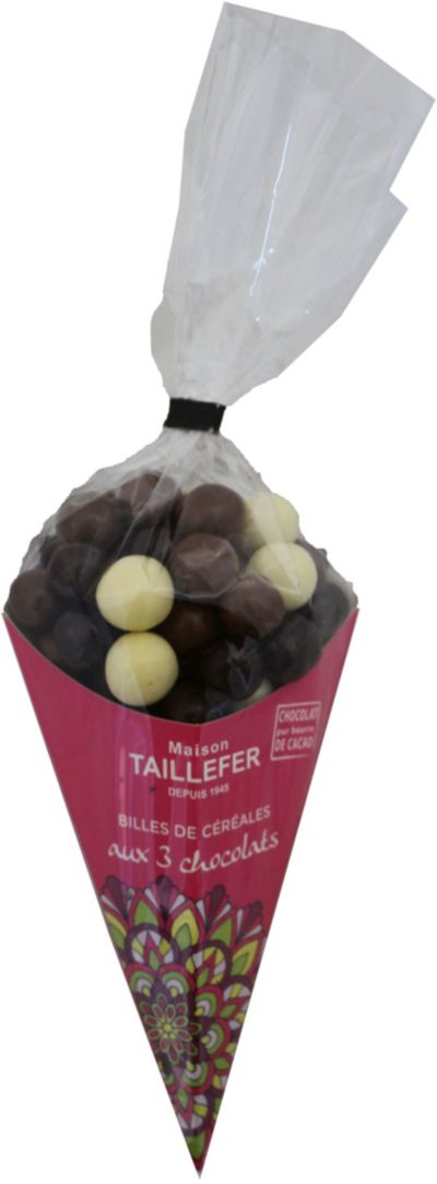 MAISON TAILLEFER billes céréales enrobées chocolats 140g
