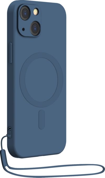 BIGBEN CONNECTED iPhone 14 MagSafe silicone bleu
