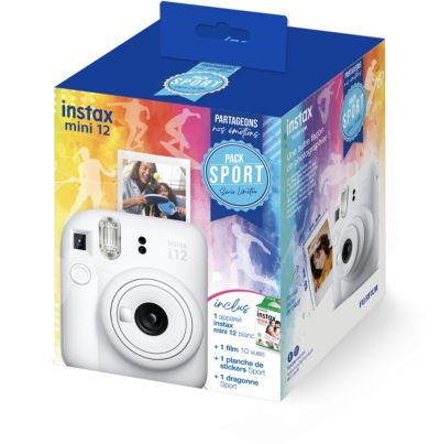 FUJIFILM Pack Sport Instax Mini 12 White