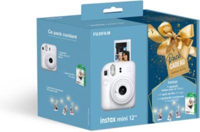 FUJIFILM Instax mini 12 Blanc Pack Noël