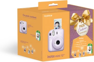 FUJIFILM Instax mini 12 Lilas Pack Noël