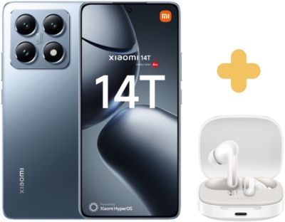 XIAOMI Pack 14T 256Go + Redmi Buds6 Blanc