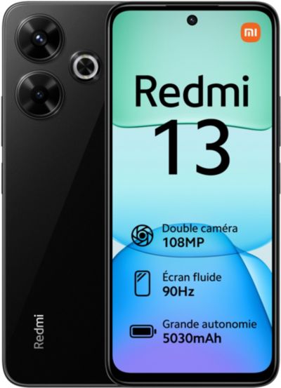 XIAOMI Pack Redmi 13 256Go Noir 4G + Buds6 Play