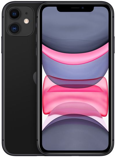 APPLE iPhone 11 6.1'' 64Go Noir<BR>Reconditionné