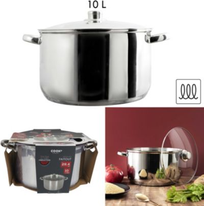 COOK CONCEPT 10L induction avec couvercle