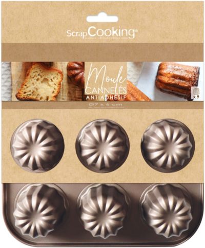 SCRAPCOOKING à cannelés antiadhésif