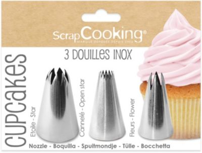 SCRAPCOOKING lot de 3 à cupcakes