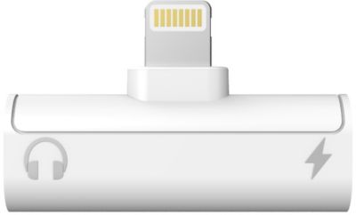 MOBILITY LAB Lightning vers Jack audio blanc