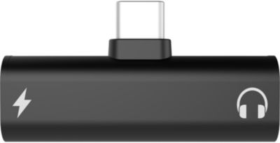 MOBILITY LAB USB C vers Jack + Charge rapide noir