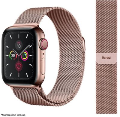 IBROZ Apple Watch 38/40/41mm Maille rose gold