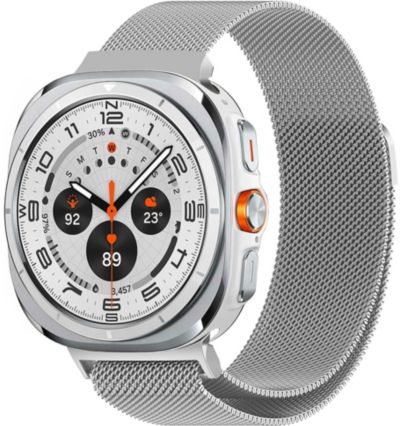 IBROZ Galaxy Watch7 Ultra 47mm Milanese Silver