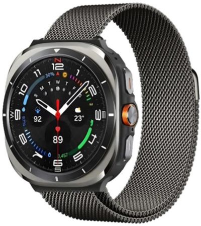 IBROZ Galaxy Watch7 Ultra 47mm Milanese titane