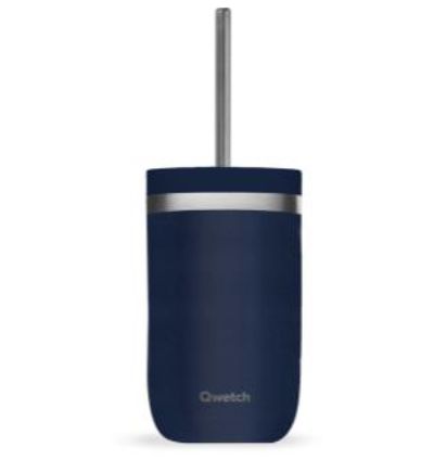 QWETCH inox Granit Bleu nuit 470ml