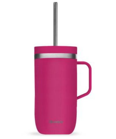 QWETCH inox avec anse matt Magenta 600ml