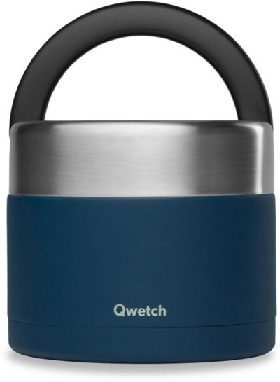 QWETCH repas isotherme inox Granite Bleu 850ml