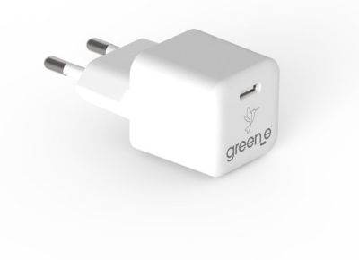 GREEN_E USB C 30W Blanc Origine France Garantie