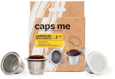 CAPS ME 3 capsules réutilisables à l'infini